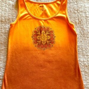 ***Eddie Bauer ribbed cotton tank, women's Large**